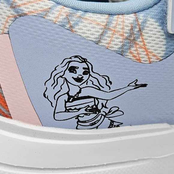 Girl's Shoes adidas Kids Fortarun 2.0 Disney Moana Elastic (Little Kid/Big Kid) - Picture 4 of 7